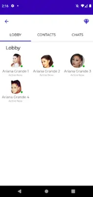 Ariana Grande Fake Video Call android App screenshot 1